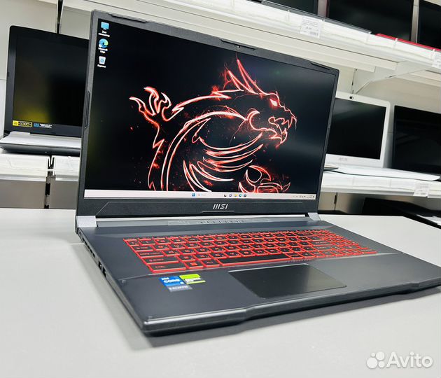 Новый Ноутбук MSI Katana 17 i5-11260H,RTX 2050