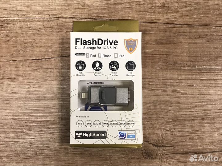 Usb флешка для iPhone USB 3.0 / Lightning / type C