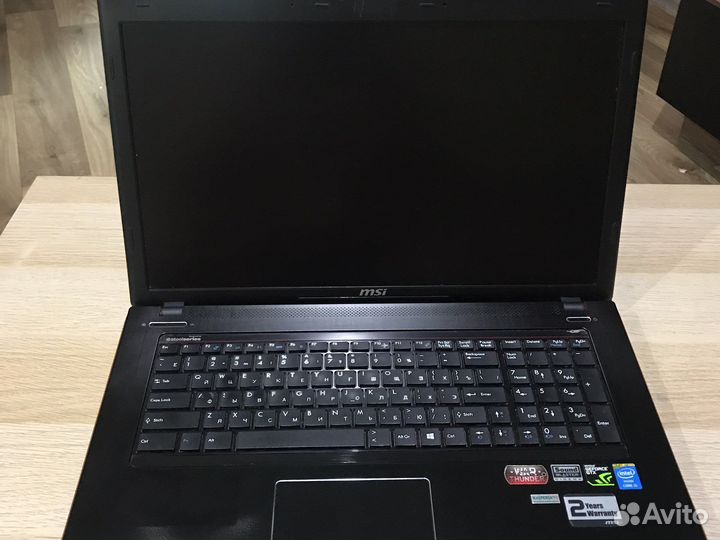 Игровой ноутбук msi