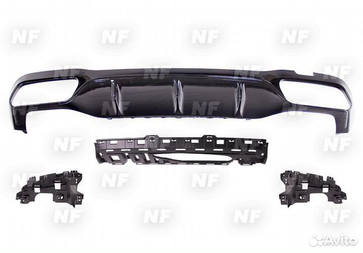 Диффузор 63 AMG Mercedes E213