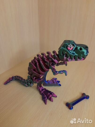 Динозавр тирекс 3D игрушка 25 см