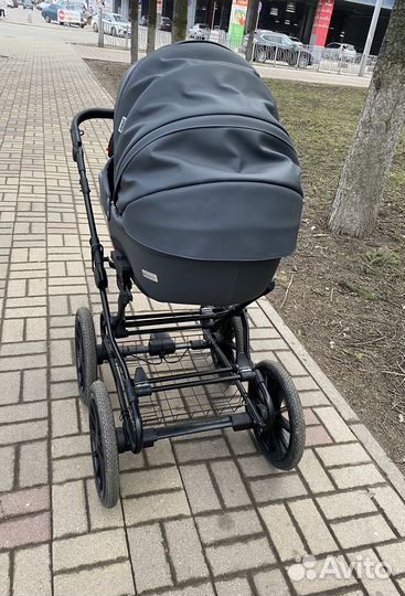 Коляска 2 в 1 эко кожа