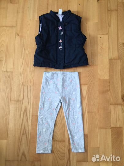 Вещи на девочку 92-98 см, 21 штука