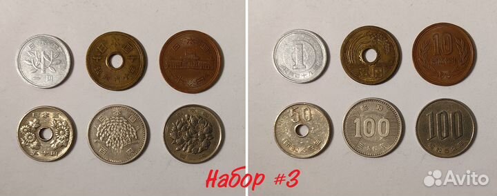 Наборы монет Японии