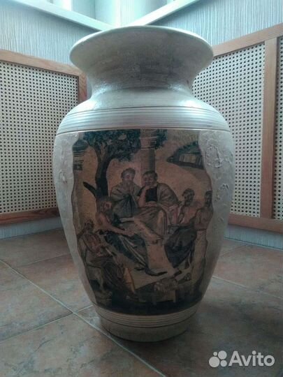 Ваза напольная керамическая