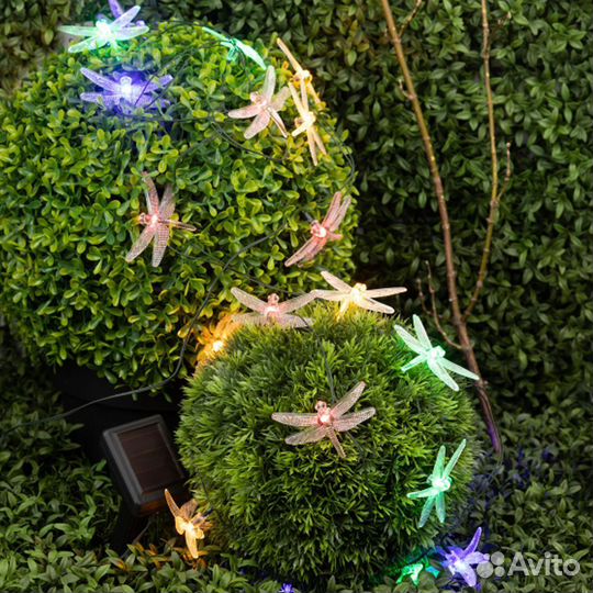 Гирлянда садовая erasf22-16 Стрекоза на солнечно