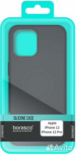 Чехол Borasco Silicone Case, для iPhone 12 /12 Pro