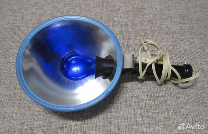 Синяя лампа для прогревания