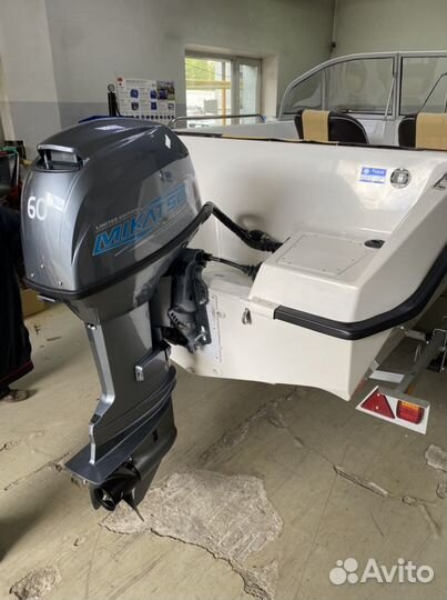 Новый Катер Ермак 510 и лодочный мотор Mikatsu 60