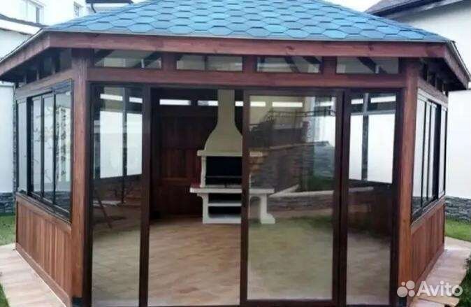 Раздвижные окна и двери для дома террасы беседки