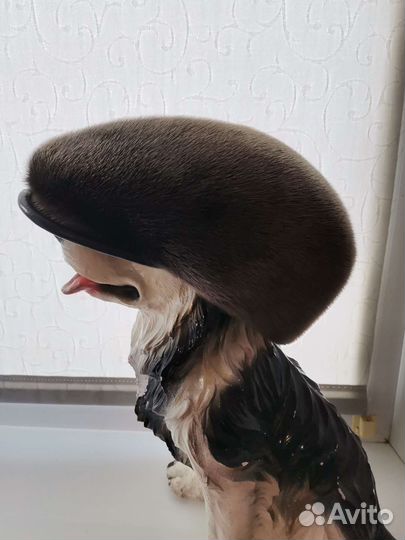 Меховая мужская кепка