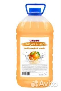 Жидкое мыло unicare 5 л пэт