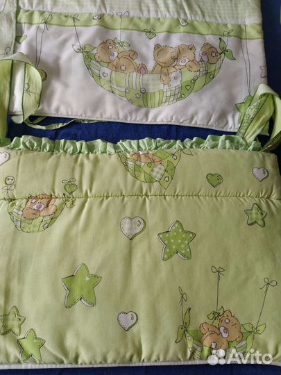 Бортики и балдахин в кроватку