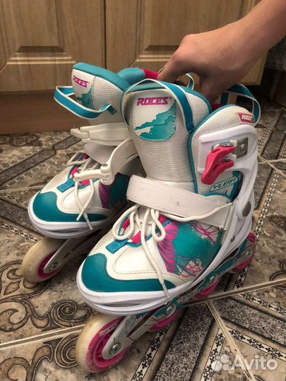 Роликовые коньки детские раздвижные