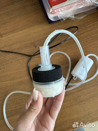 Фильтр в аквариум 5-15 литров для рыбки/ рыбок