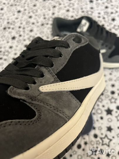 Кроссовки nike air jordan 1 low travis scott