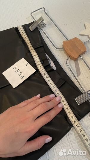 Кожаные брюки новые xs