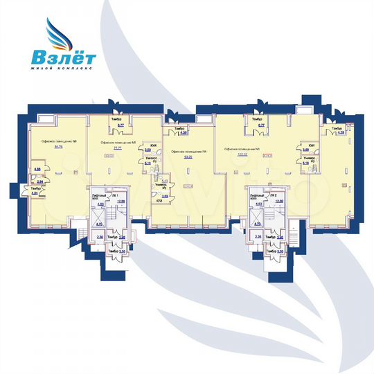 Свободного назначения, 106.8 м²