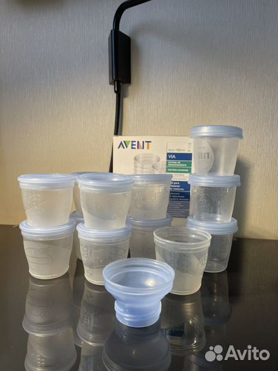 Контейнеры для хранения грудного молока Avent