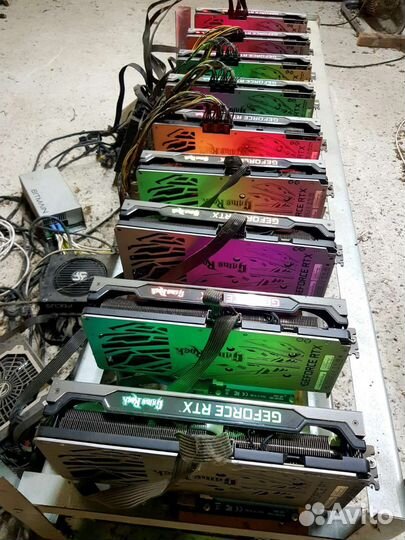 Видеокарты Б/У RTX 3060ti/3070/3080