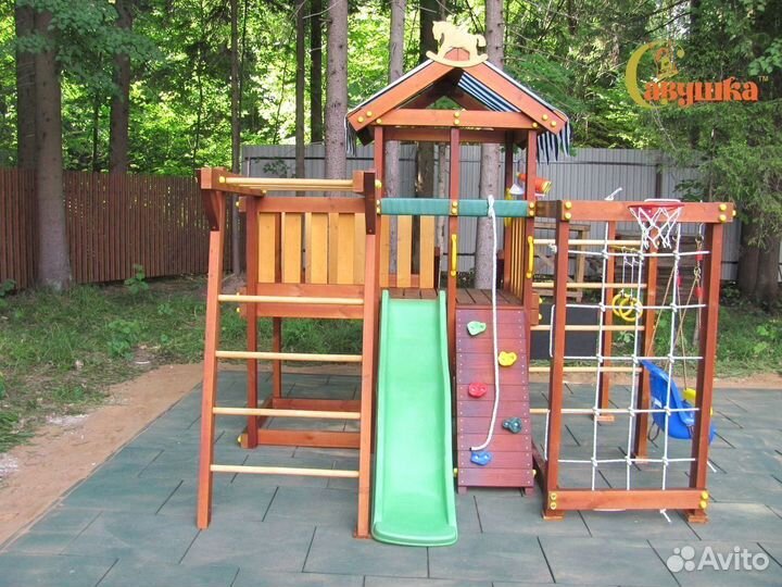 Детский уличный спортивный комплекс для дачи