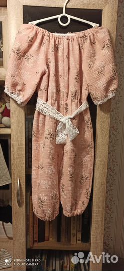 Комбинезон муслиновый детский 86 92