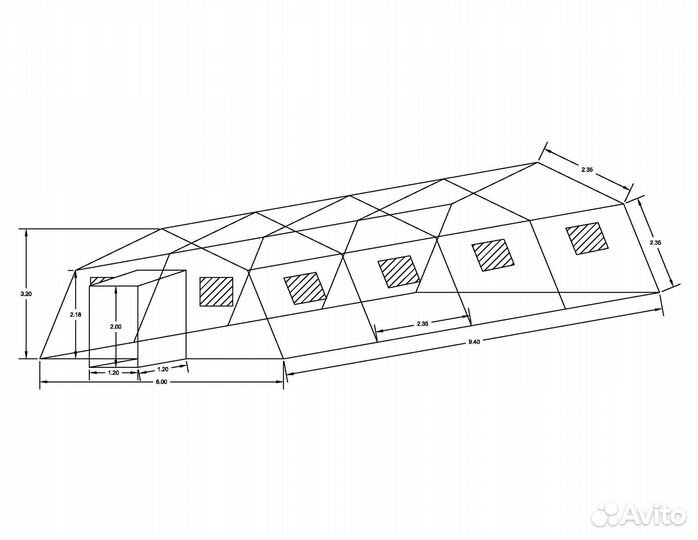 Армейские палатки марш от производителя