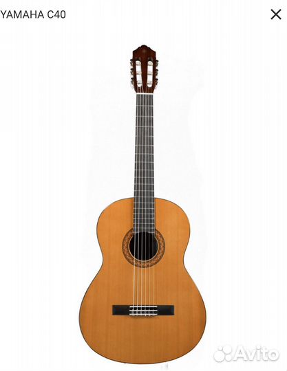 Новая гитара yamaha c40