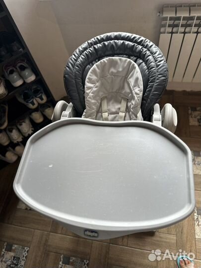 Удобный стул для кормления Chicco Polly, шезлонг