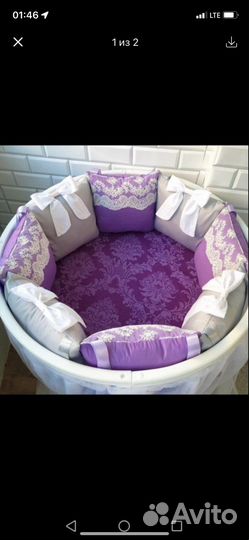 Бортики в кроватку