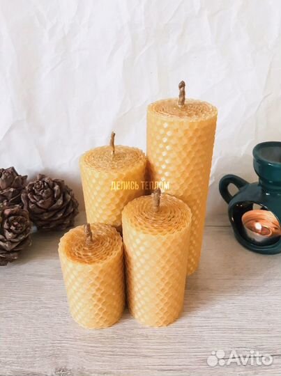 Свечи из вощины набор