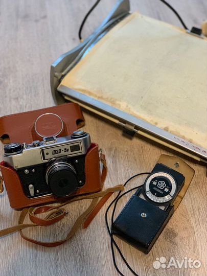 Фотоаппарат фэд 5В. Фотоэкспонометр + глянцеватель