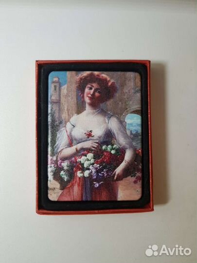 Подарочный набор зеркало карманное + шкатулка