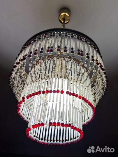 Люстра винтажная чехословакия