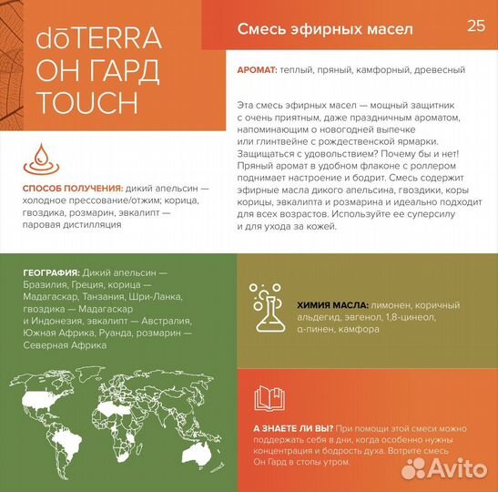 Смесь эфирных масел DoTerra 