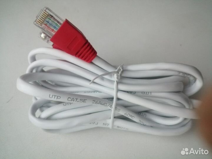 Провод для интернета 3 метра Cat5E заводской сборк