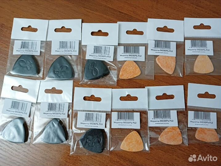 Медиаторы для укулеле мозеръ Р11 и Р12