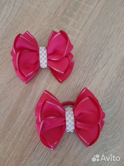 Бантики для волос ручной работы