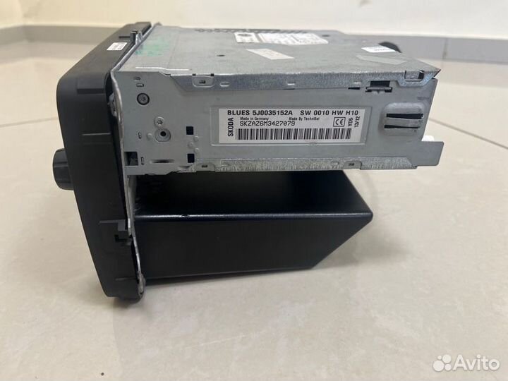 Магнитола штатная Skoda Fabia 5J5 CGP 2012