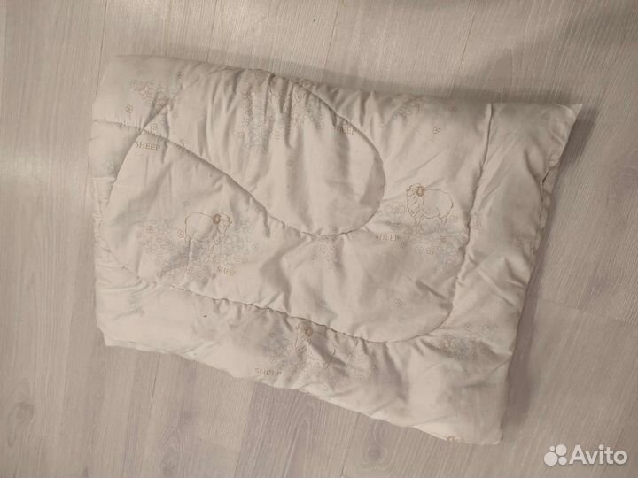 Детское одеяло в кроватку верблюжье