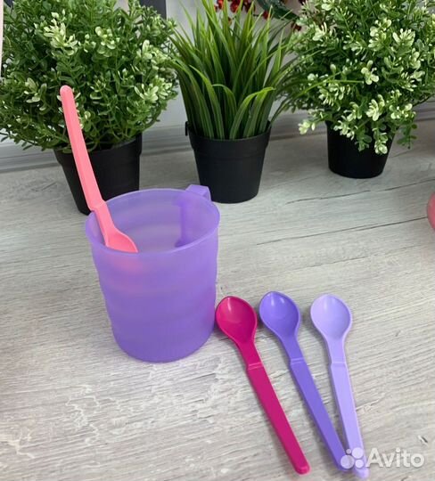 Набор детских ложек (4 шт.) Tupperware и др