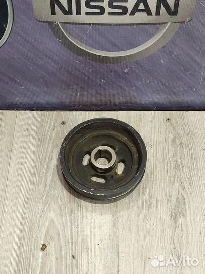 Шкив коленвала Nissan primera P12