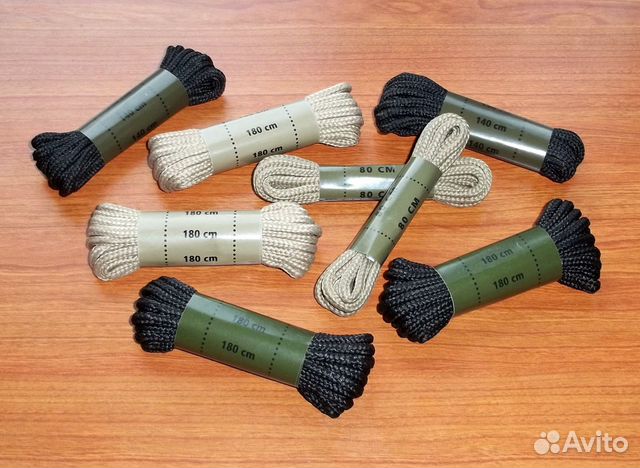 Шнурки для армейской/трекинговой обуви