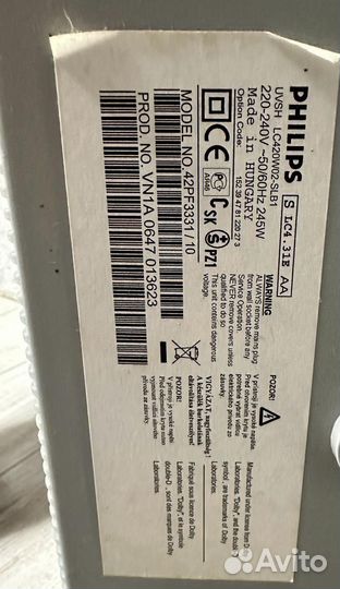 Телевизор на запчасти