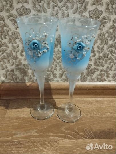 Фужеры цена за 2 шт