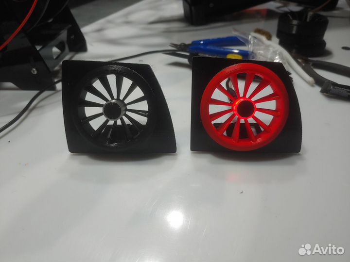 Дефлектор печки газ 3302 с LED подсветкой