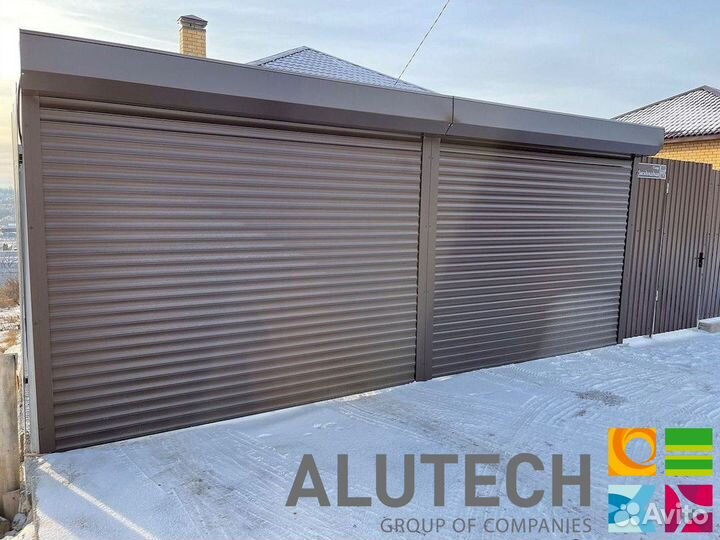 Ворота алютех роллетные