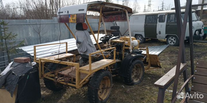 Минитрактор самодельный переломка