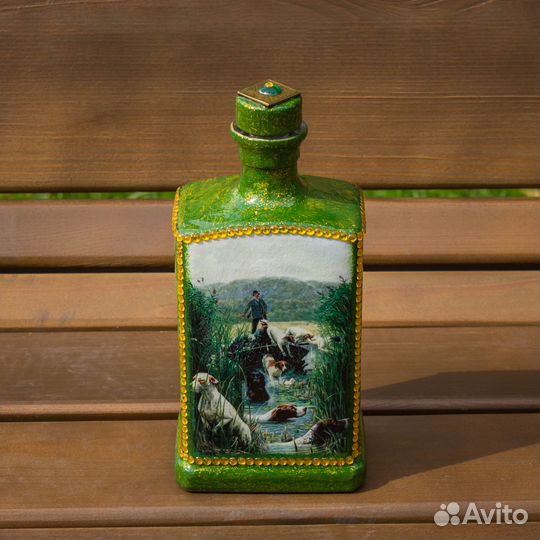 Бутылка. Охота. Подарок для мужчины