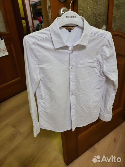 Школьная форма (жилет, брюки, рубашка) 134-140 р-р